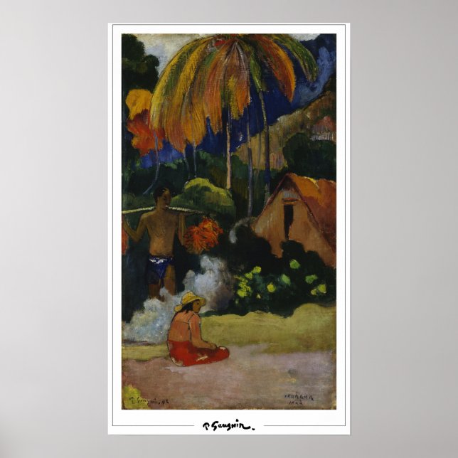 Paul Gauguin Zedign Art Poster #438 (Front)