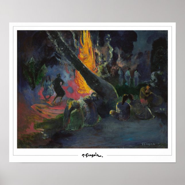 Paul Gauguin Zedign Art Poster #5 (Front)