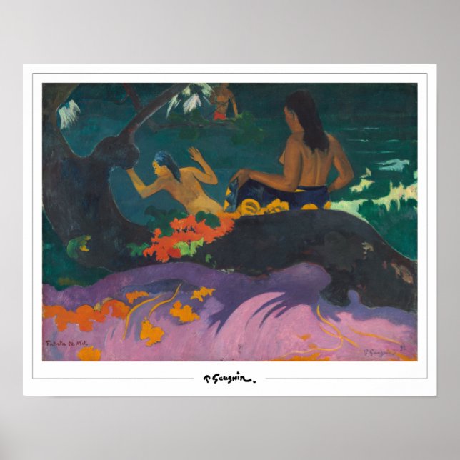 Paul Gauguin Zedign Art Poster #84 (Front)