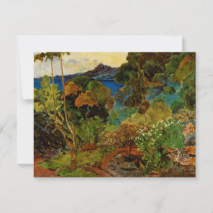 Paul Gauguin's Martinique Landscape (1887) Invitation