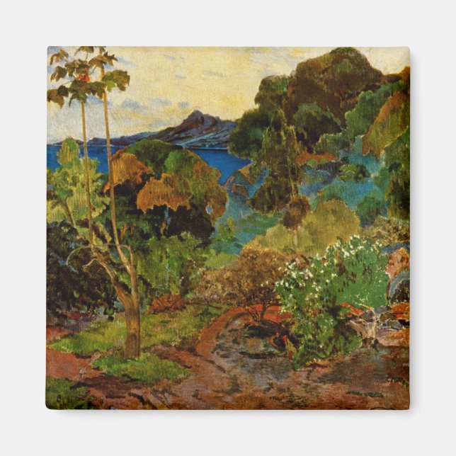 Paul Gauguin's Martinique Landscape (1887) Magnet (Front)