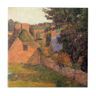 Paul Gauguin''s painting, Lollichon Field, Ceramic Tile