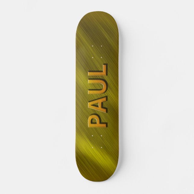 paul gold custom skateboard deck by mantisgraffix (Front)