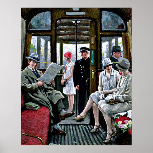Paul-Gustave Fischer - Copenhagen Tram Poster (Front)