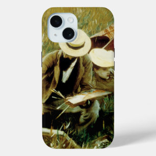Paul Helleu Sketching with his Wife iPhone 15 Case