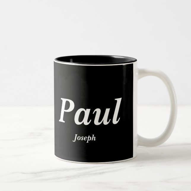 Paul, Joseph Two-Tone Coffee Mug (Right)