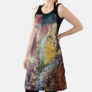 Paul Klee Abstract Art Cubism  Apron