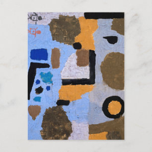 Paul Klee Abstract Painting Modern Art Postcard
