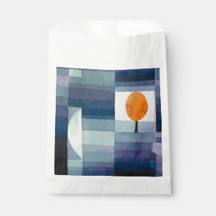 Paul Klee Abstract Tree Blue Painting Favour Bag
