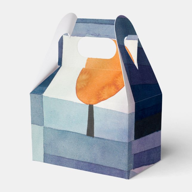 Paul Klee Abstract Tree Blue Painting Favour Box (Front Side)