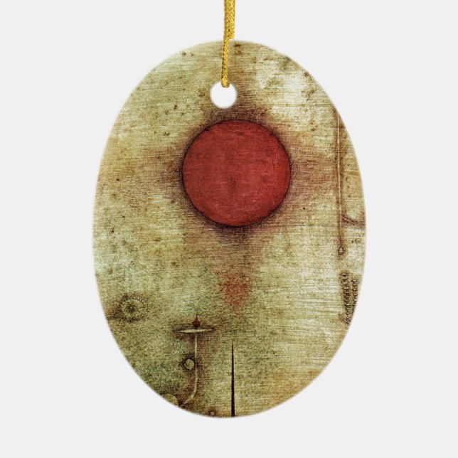Paul Klee Ad Marginem Painting Ceramic Ornament (Front)