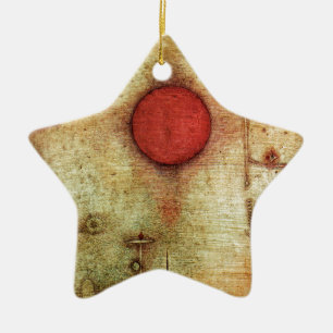 Paul Klee Ad Marginem Painting Ceramic Tree Decoration