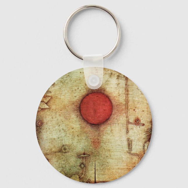 Paul Klee Ad Marginem Painting Key Ring (Front)