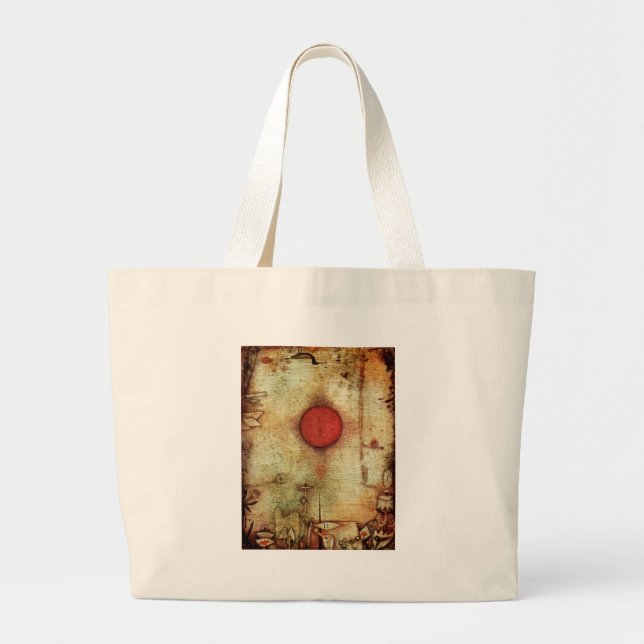 Paul Klee Ad Marginem Painting Large Tote Bag (Front)