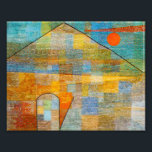 Paul Klee Ad Parnassum Print<br><div class="desc">Paul Klee Ad Parnassum print. Oil on canvas from 1932. One of Paul Klee’s most celebrated works,  Ad Parnassum features small blocks of blue,  yellow,  red and orange with dark lines and a dark orange sun. A great gift for fans of Paul Klee,  pointillism,  and German art.</div>