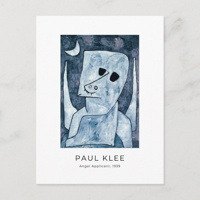 Paul Klee, Angel Applicant - Modern Abstract Art Postcard (Front)