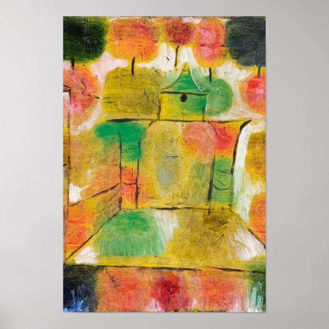 Paul Klee architecture Poster (Front)