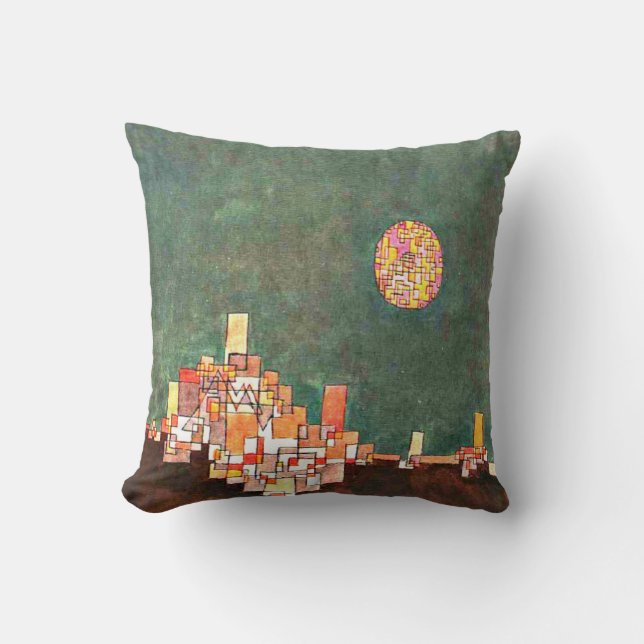 Paul Klee art: Chosen Site, Klee painting Cushion (Front)