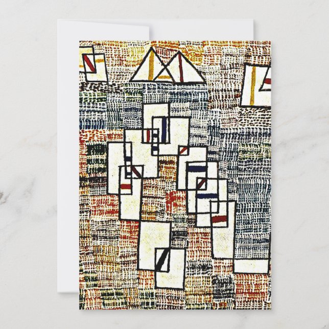 Paul Klee art - Cote de Provence Card (Front)