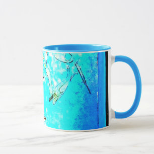 Paul Klee art: Fish Image, paintiing by Klee Mug