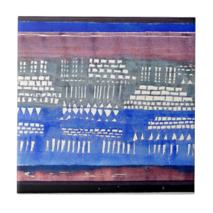 Paul Klee art: Foundations of K Ceramic Tile