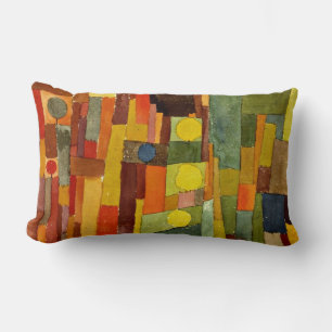 Paul Klee art: In the Style of Kairouan Lumbar Cushion