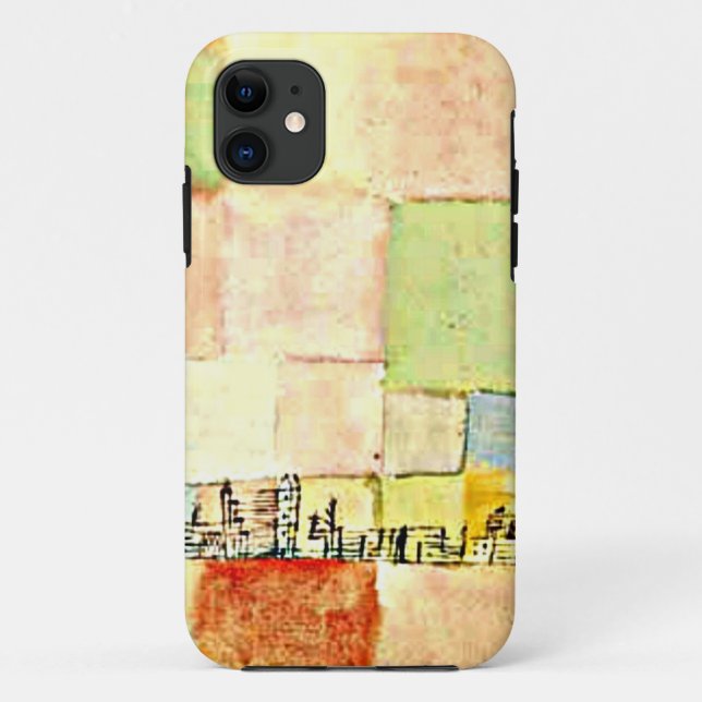 Paul Klee art - Neuer Stadtteil in M Case-Mate iPhone Case (Back)
