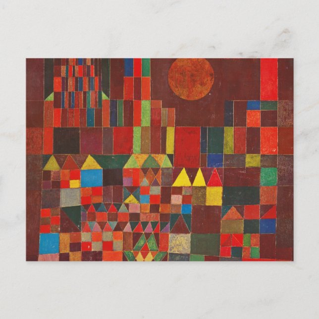 Paul Klee Art Postcard (Front)