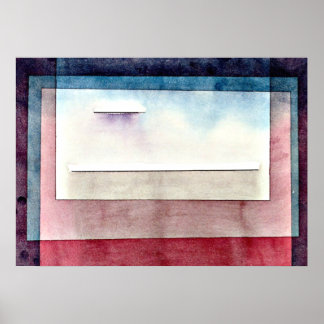 Paul Klee art: Resting, painting by Paul Klee Poster