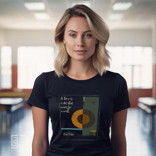 Paul Klee Artist Education Inspirational Salt  Tri-Blend Shirt