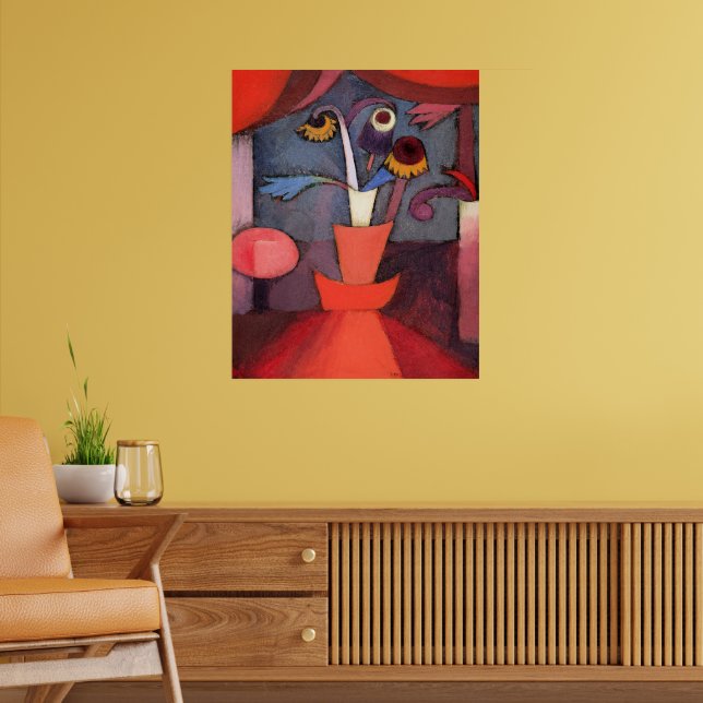 Paul Klee artwork, Autumn Flower, Poster (Living Room 2)
