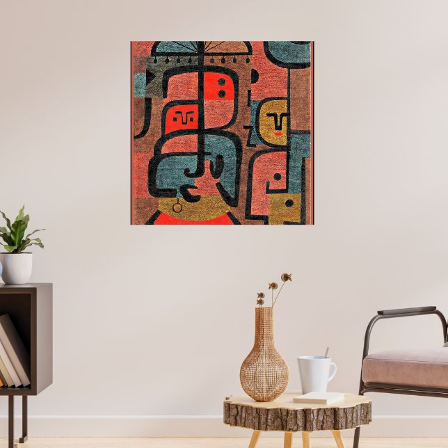 Paul Klee artwork, Exotics, Poster (Living Room 3)