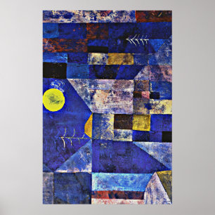 Paul Klee artwork, Moonlight Poster