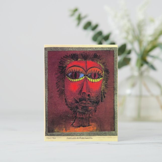 Paul Klee, Bandit's Head Postcard (Standing Front)