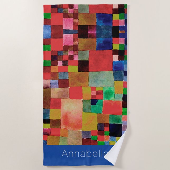 Paul Klee  Beach Towel (Front)