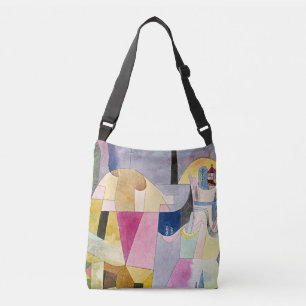 Paul Klee Black Columns Crossbody Bag