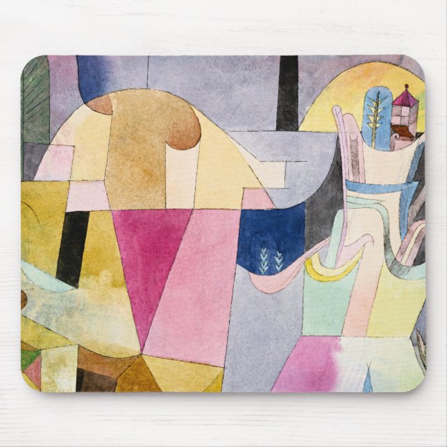 Paul Klee, Black Columns in a Landscape, Mouse Pad (Front)