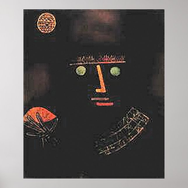 Paul Klee, Black Knight, Poster (Front)