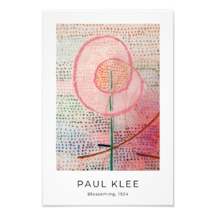 Paul Klee, Blossoming - Colourful Abstract Art Photo Print