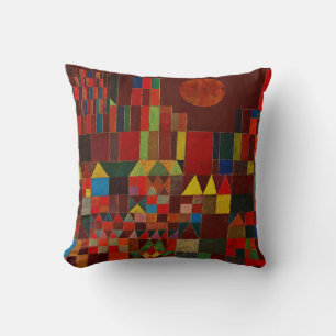 Paul Klee Castle And Sun Cushion