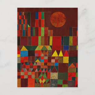 Paul Klee Castle And Sun Postcard