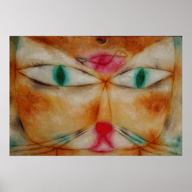 Paul Klee Cat And Bird Poster (Front)