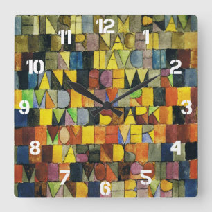 Paul Klee Clocks