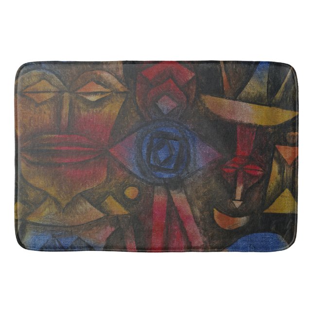 Paul Klee Collection of Figurines   Bath Mat (Front)