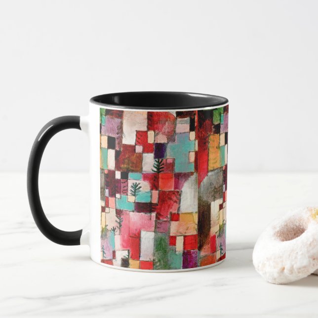 Paul Klee Colour Rhythm Morph Mug (With Donut)