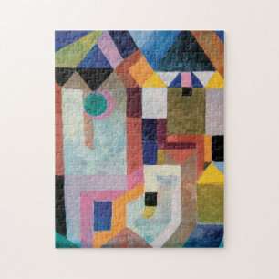 Paul Klee, Colourful Architecture (1917) - Colourf Jigsaw Puzzle
