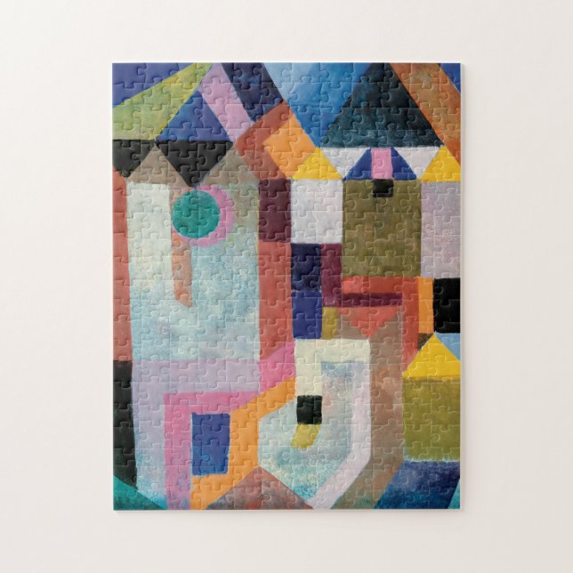 Paul Klee, Colourful Architecture (1917) - Colourf Jigsaw Puzzle (Vertical)