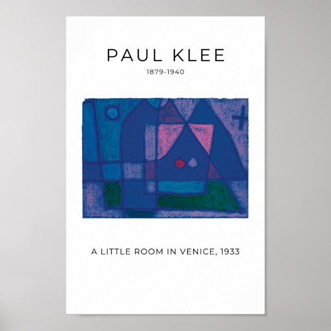 Paul Klee, Colourful Modern Abstract Art Poster (Front)