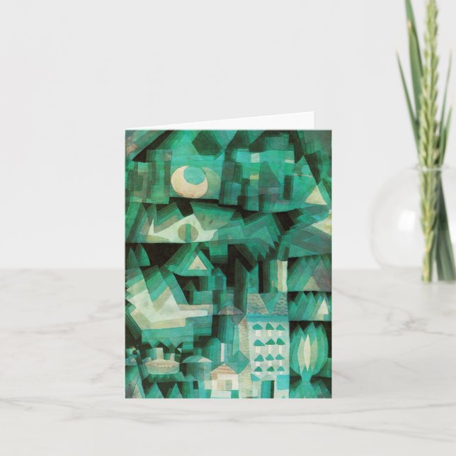 Paul Klee Dream City Note Card (Front)