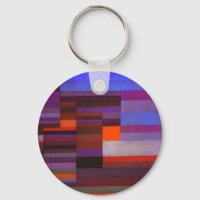Paul Klee Fire in the Evening Key Chain